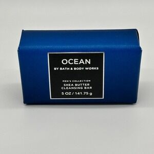 Bath Body Works Ocean Men's Shea Butter Cleansing Bar 5 OZ New
